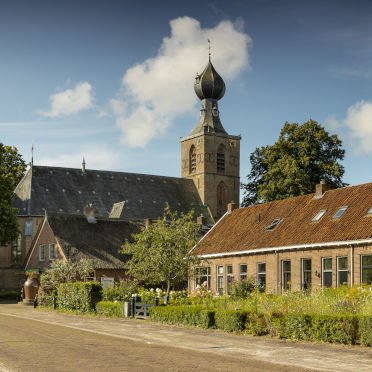 Leuk dorpje tijdens IVN Trektocht Drenthe