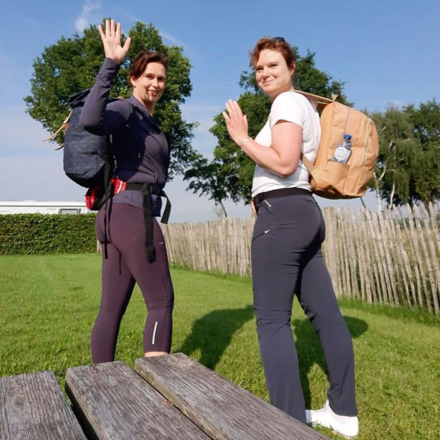 Vriendinnen op de Maashorst