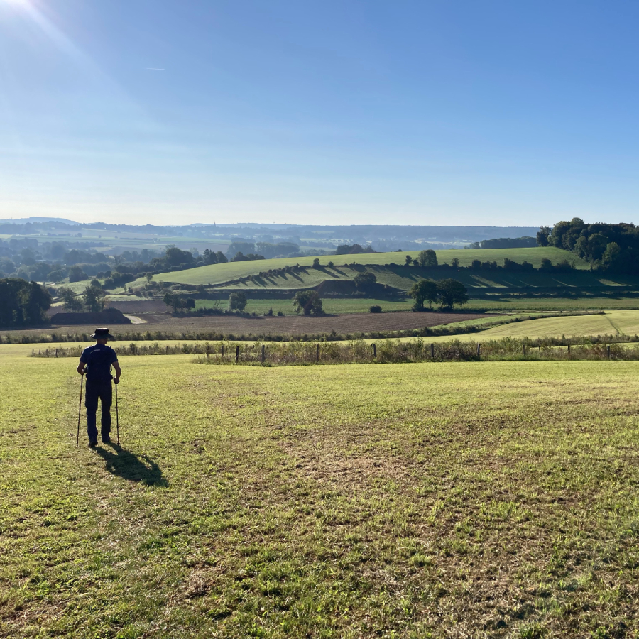 Prachtig uitzicht van de Dutch Mountain Trail