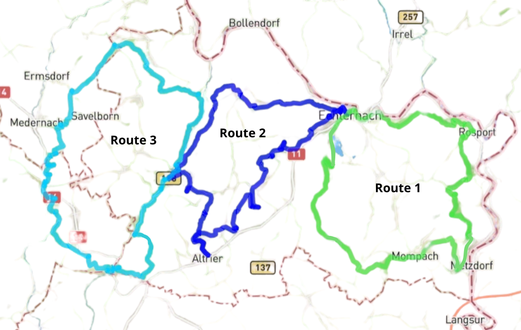 kaart mullerthal