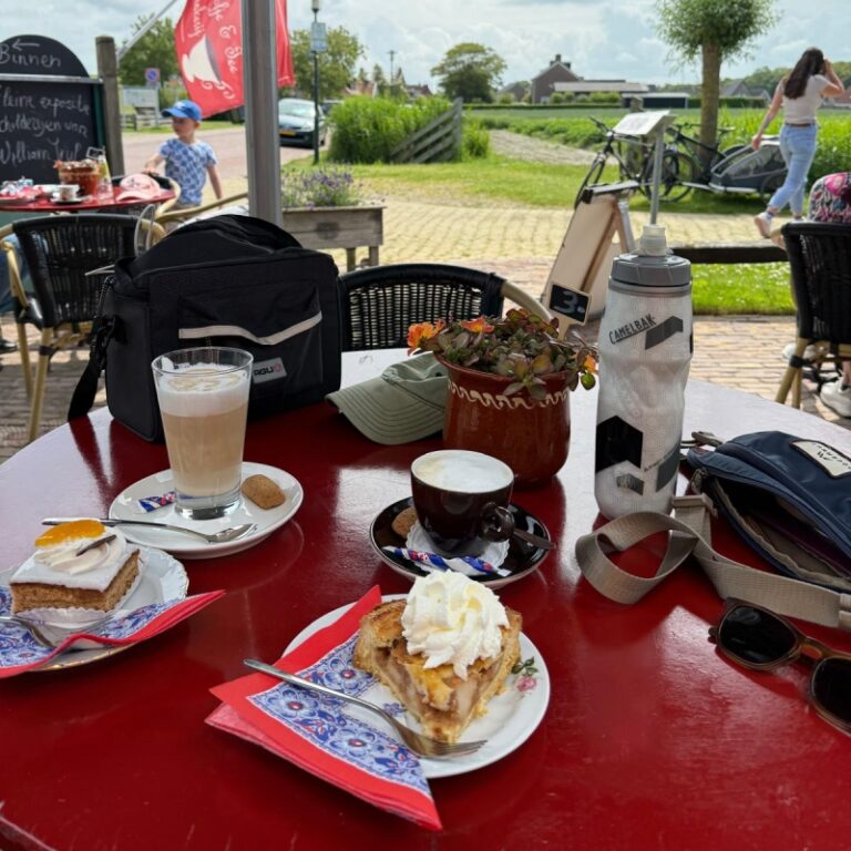 Koffie stop onderweg - Moddergat