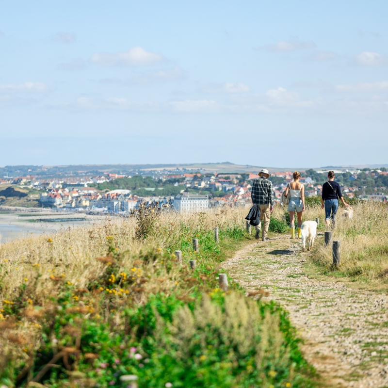 Wandelen bij Pointe de la Crèche © P. Ledez OTBCO
